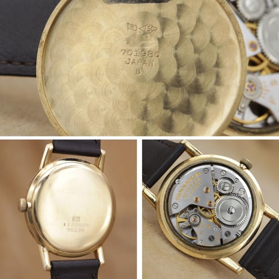 セイコー クラウンスペシャル ADダイヤル 70198 SEIKO CROWN Special K18 Gold メンズ 手巻き 35.5mm 1964年 点検済 【6ヶ月保証】 CH834 |  | 03
