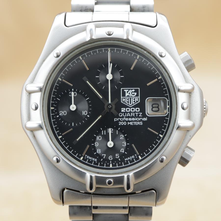 タグホイヤー プロフェッショナル 250.006-1 TAG HEUER 2000 メンズ クォーツ 40mm 1980年代 電池交換済 【6ヶ月保証】 CH871 | TAG HEUER | 01