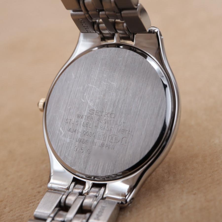 セイコー エクセリーヌ 4J41-0030 SEIKO EXCELINE レディース クォーツ 24mm 1999年製 電池交換済 簡易洗浄済 【6ヶ月保証】 CH90 | Exceline | 05