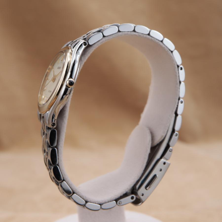 セイコー エクセリーヌ 4J41-0030 SEIKO EXCELINE レディース クォーツ 24mm 1999年製 電池交換済 簡易洗浄済 【6ヶ月保証】 CH90 | Exceline | 04