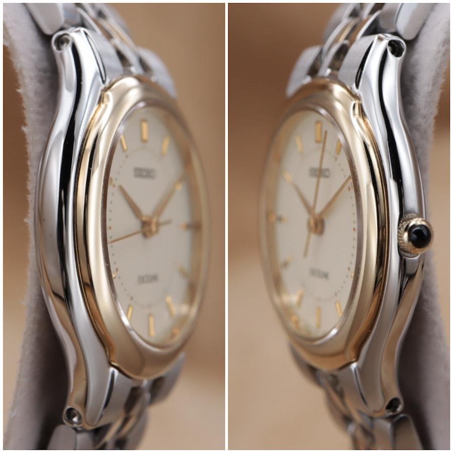 セイコー エクセリーヌ 4J41-0030 SEIKO EXCELINE レディース クォーツ 24mm 1999年製 電池交換済 簡易洗浄済 【6ヶ月保証】 CH90 | Exceline | 03