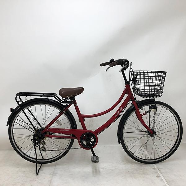 リユース品 軽快車 26インチ 6段変速 レッド ?RITEWAY ZIT 26 マット 