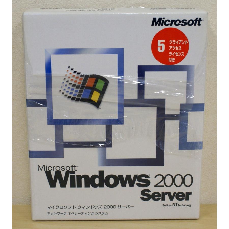 （中古）Microsoft Windows 2000 Server 5クライアントアクセスライセンス付き｜chu-konomori