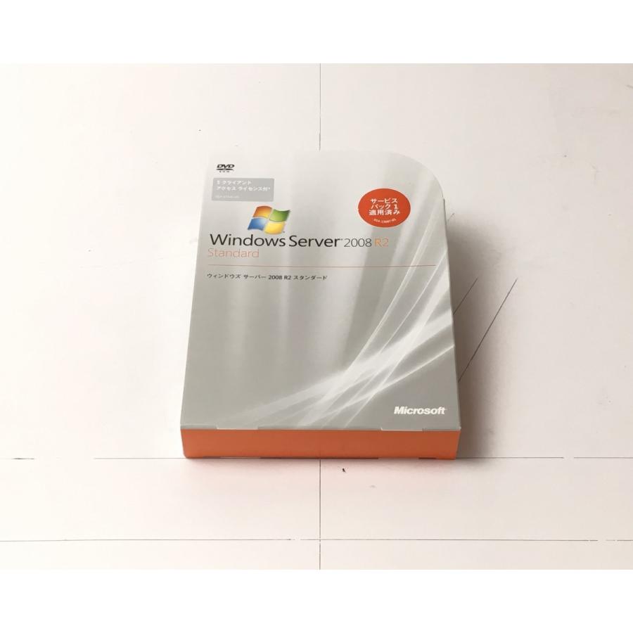 （中古）Microsoft Windows Server 2008 R2 Standard (5 クライアント アクセス ライセンス付)｜chu-konomori