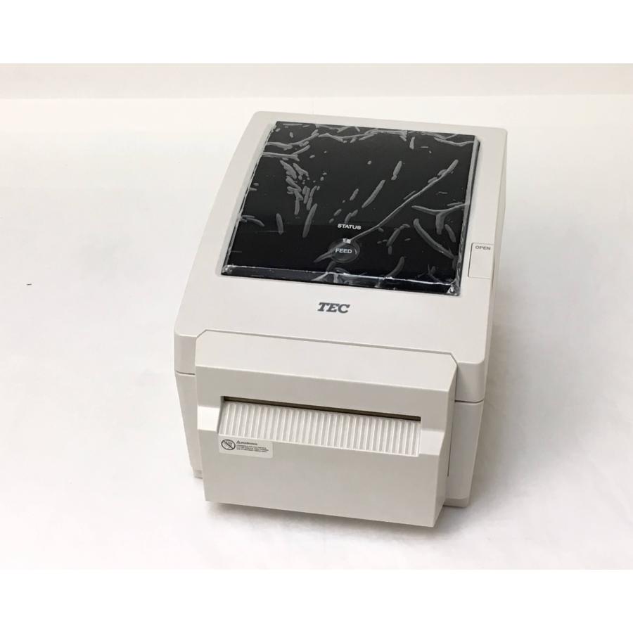優良中古）TEC バーコードプリンタ B-EV4D-GC17-R ホワイト : kiki  