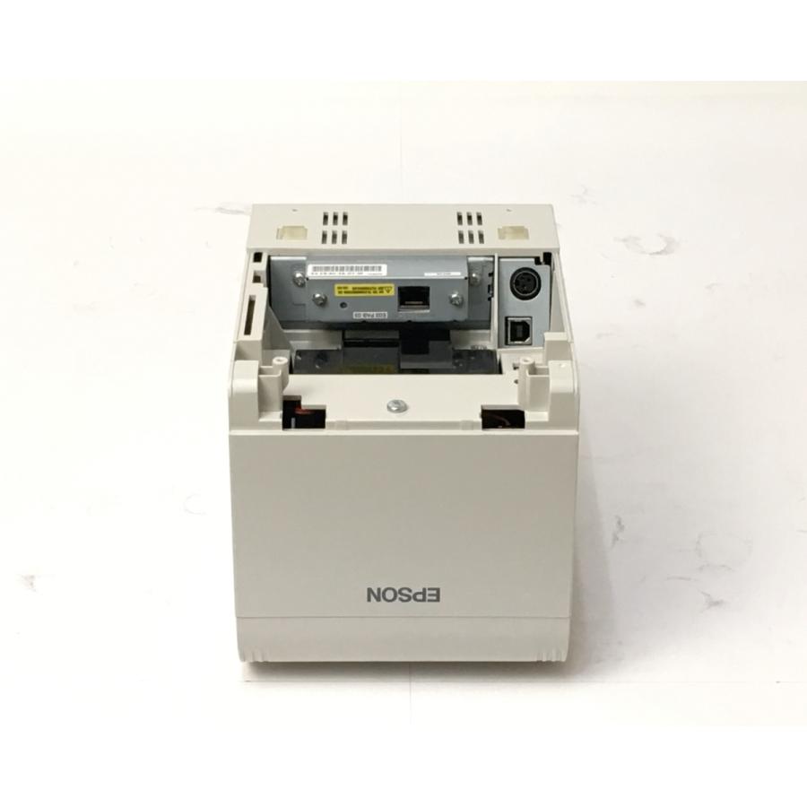 （優良中古）EPSON レシートプリンタ TM-T902(LAN・USB/80mm)ホワイト｜chu-konomori｜03