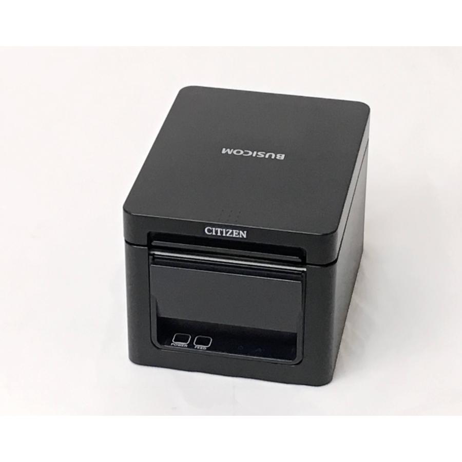 CITIZEN レシートプリンターCT-S253 有線LAN USB ETJWH 中古）CITIZEN レシートプリンタ CT-S253(USB・LAN/80mm)ブラック