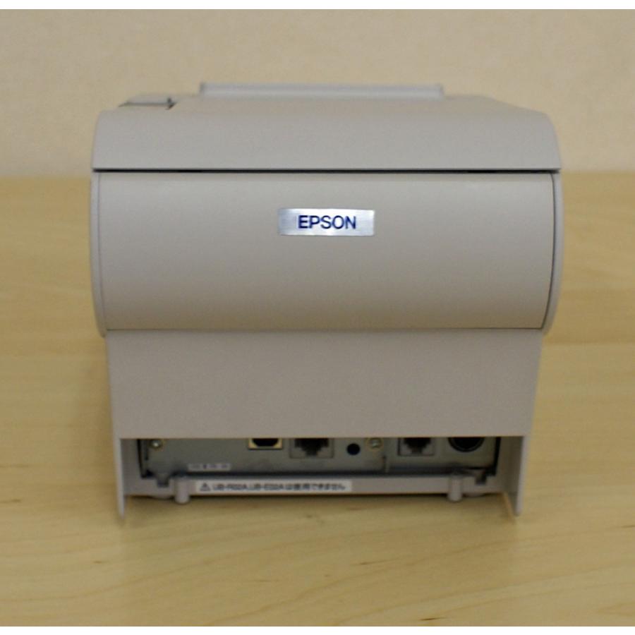 （中古）EPSON レシートプリンタ TM-T884(USB/58mm)ホワイト（電源別売）｜chu-konomori｜03