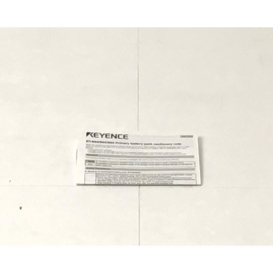 新品）KEYENCE BT-600用リチウム電池 BT-B60 在庫限り : kiki - 通販