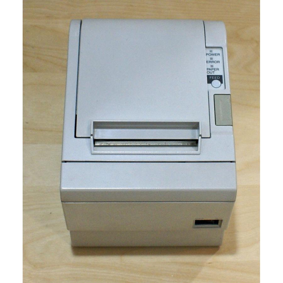 中古 EPSON レシートプリンタ TMT90 LAN 58mm ホワイト 開店祝い