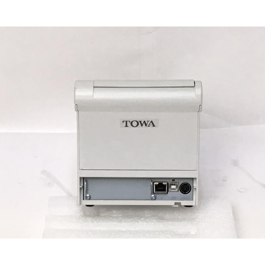 富士通 （中古）TOWA レシートプリンター TWP-350(LAN/80mm)ホワイト 