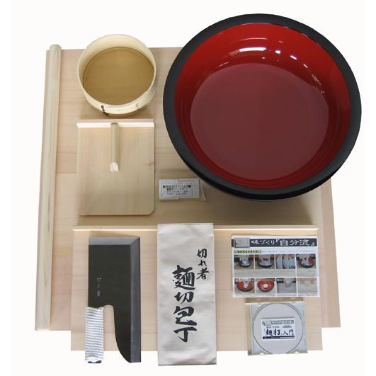 そば打ち道具セット A-1550 麺打セット 雅｜chubo-kitchen