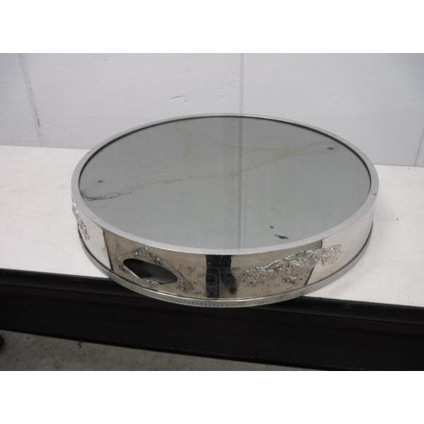 6413◆ステンレス製◆丸ミラープレート(20インチ) φ51cm 栃木 宇都宮 中古 業務用 厨房機器