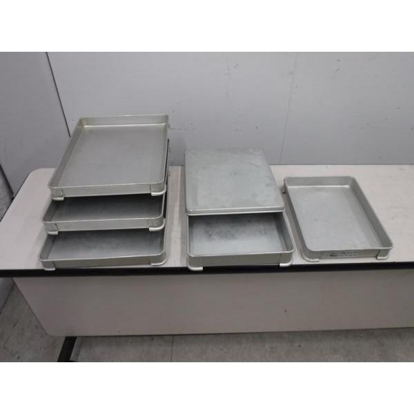 7208◆AKAO◆硬質アルミ製餃子バット5枚セット 栃木 宇都宮 中古 業務用 厨房機器