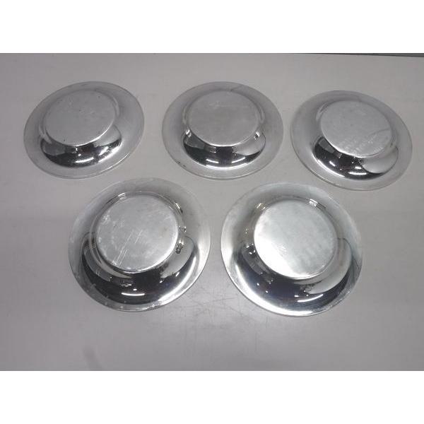 A1609◆洋白食器◆小皿5枚セット φ145 NT ニッケルシルバー 栃木 宇都宮 中古 業務用 厨房機器の画像