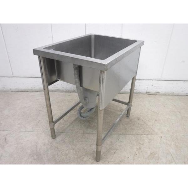 A369◇ステンレス製◇1槽シンク W550×D750×H840 栃木 宇都宮 中古 業務