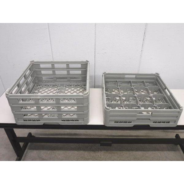 A472◆弁慶◆ラック+グラスラックフルサイズ(16仕切り)2個セット 500×500×H250・500×500×H140 栃木 宇都宮 中古 業務用 厨房機器