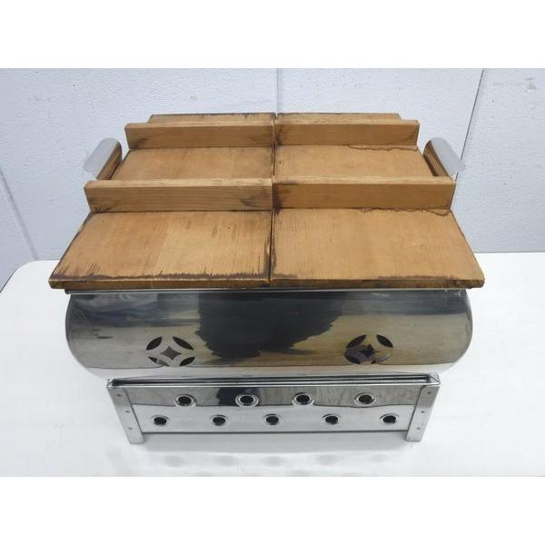 B2133◇涌井工業◇ガスおでん鍋(四つ切) 尺2 都市ガス 360mm 【専門店 