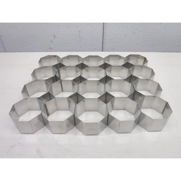 C1526◆製菓用品◆ケーキリング（八角形）20個セット 55×55×H35 栃木 宇都宮 中古 業務用 厨房機器