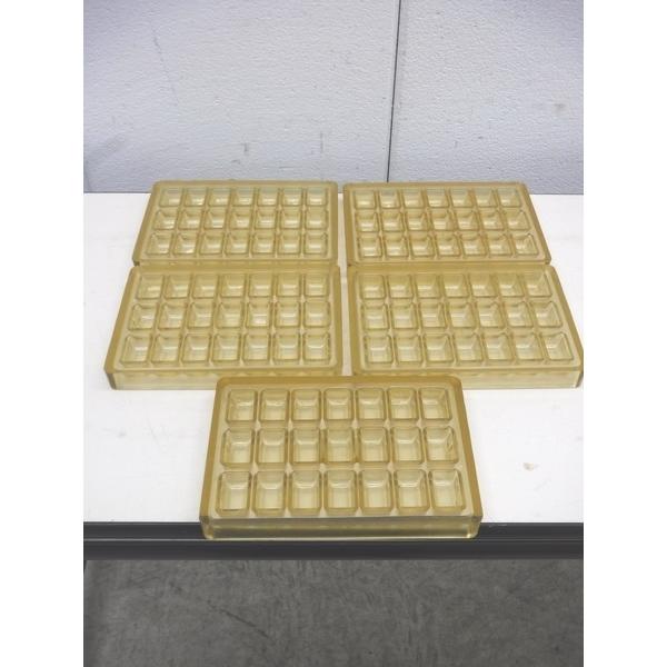 C1663◆製菓用品◆チョコレートモールド(長方形21穴)5枚セット ハードタイプ 栃木 宇都宮 中古 業務用 厨房機器