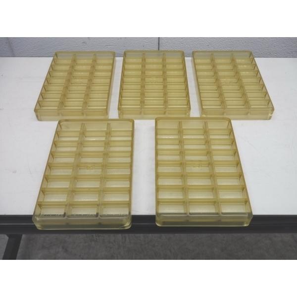C1666◆製菓用品◆チョコレートモールド(長方形24穴)5枚セット ハードタイプ 栃木 宇都宮 中古 業務用 厨房機器
