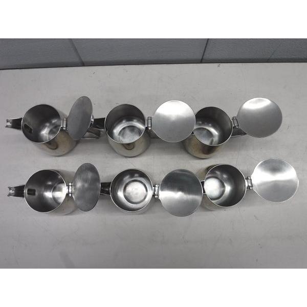 C291◆ステンレス製◆ソースポット6個セット たれ入れ φ80×H110 栃木 宇都宮 中古 業務用 厨房機器の画像