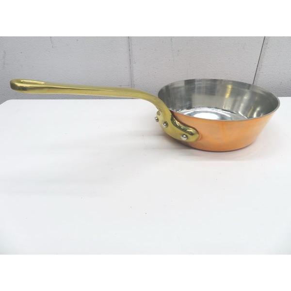 E1244未使用◆銅製◆テーパー鍋 φ24cm 栃木 宇都宮 中古 業務用 厨房機器の画像