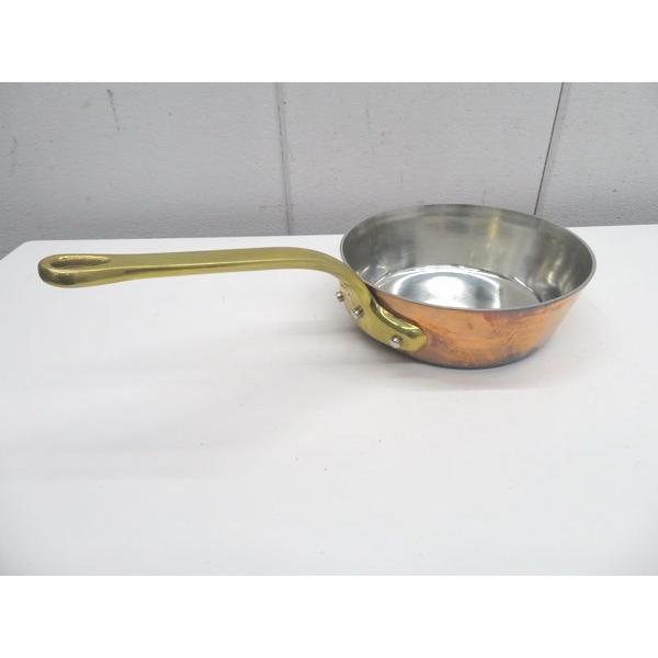E1245未使用◆銅製◆テーパー鍋 φ24cm 栃木 宇都宮 中古 業務用 厨房機器の画像