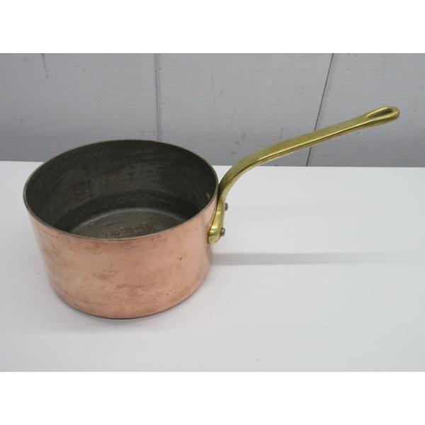 E1275◇銅製◇深型片手鍋 φ24cm 栃木 宇都宮 中古 業務用 厨房機器
