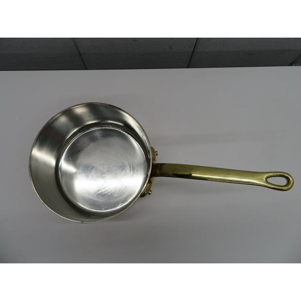 E1277未使用◆銅製◆深型片手鍋 φ24cm 栃木 宇都宮 中古 業務用 厨房機器の画像