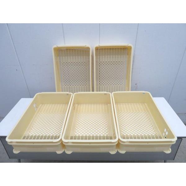 サンコー E1737◇サンコー◇プラスチック製番重5個セット 643×419×170