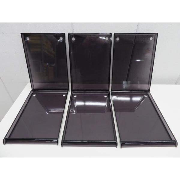 F117未使用品◆業務用◆アクリル角トレー6枚セット(黒) 265×390×20 栃木 宇都宮 中古 業務用 厨房機器の画像