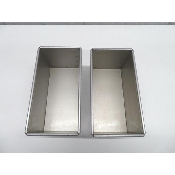 F1800◇製パン用品◇食パン型2斤用(蓋付)2個セット 24.5×12×12cm 栃木