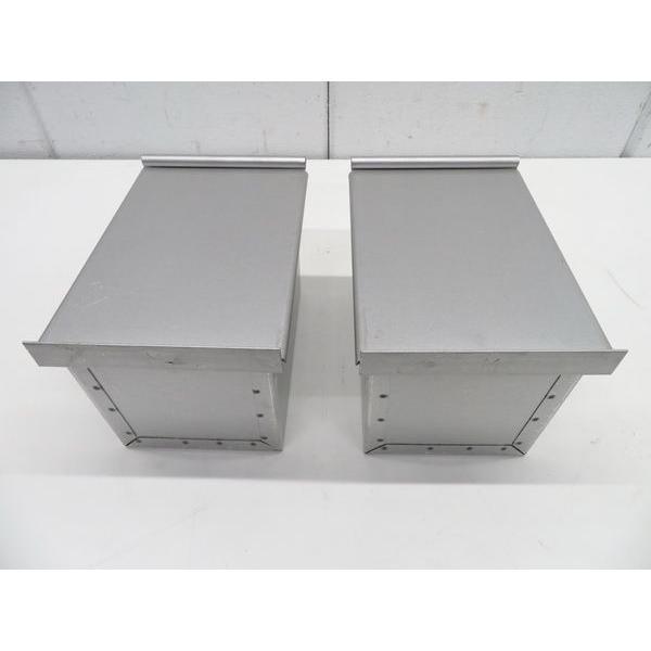 G190◇製パン用品◇食パン型1.5斤用(蓋付)2個セット 18×12×12cm 栃木
