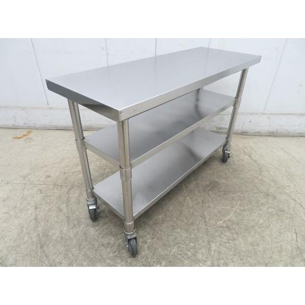 H1335◇ステンレス製◇作業台(中棚付) 1200×450×800 栃木 宇都宮 中古 