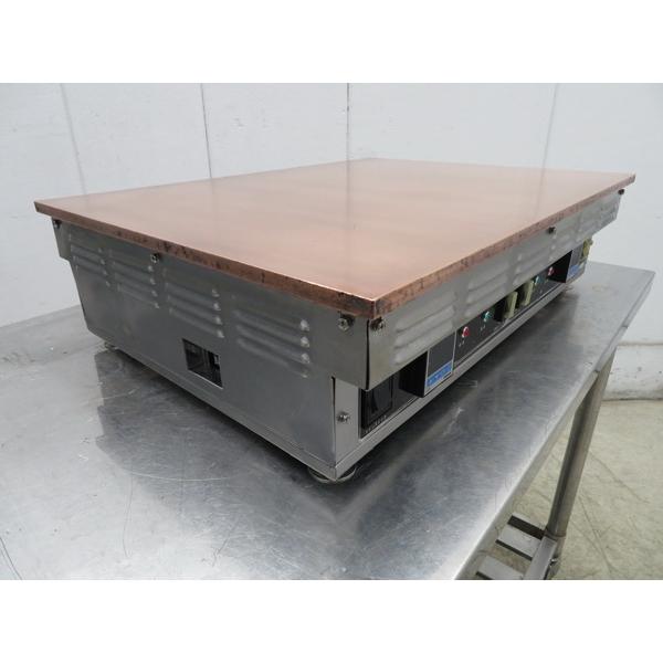 H1391◆山岡金属◆パンケーキ 電機銅板グリドル BLUEMAC HSG-6045CU 単相200V【1ヶ月保証付】栃木 宇都宮 中古 業務用 厨房機器