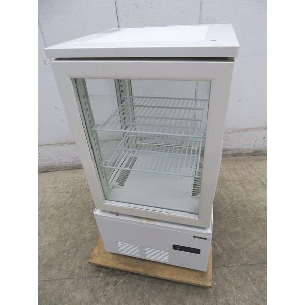 H1537◇サンデン◇4面ガラス冷蔵ショーケース AG-63NWB 100V 434×446 