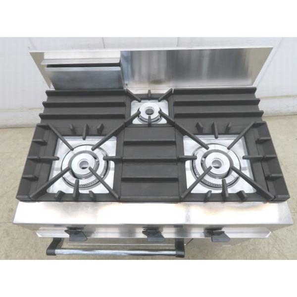 H1665◇タニコー 2020年◇3口ガスレンジ TSGR-0921 LPガス 900×600×800