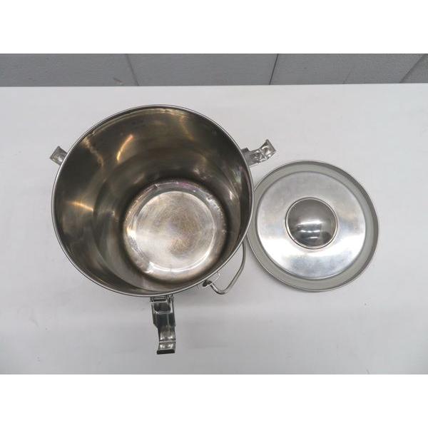 H206◇ステンレス製◇汁食缶 21cm シルバーアロー 栃木 宇都宮 中古