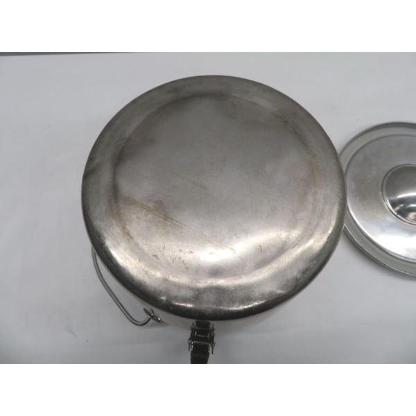 H206◇ステンレス製◇汁食缶 21cm シルバーアロー 栃木 宇都宮 中古