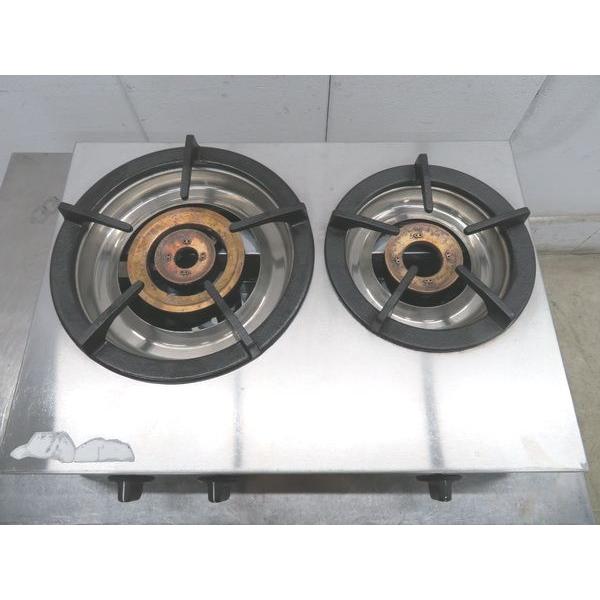 2021年製 マルゼン 業務用 2口 ガスコンロ