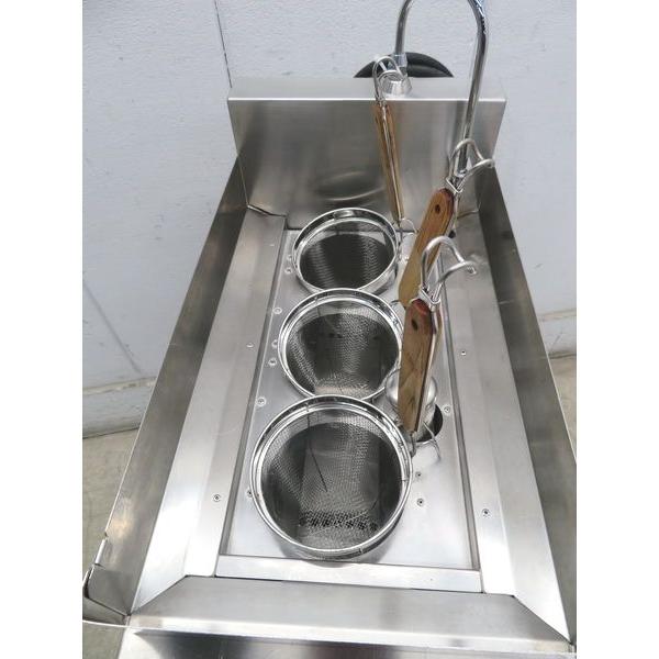 H539◇ニチワ 2021年◇電気ゆで麺器(3テボ) ENBN-C36SSP 320×600×800
