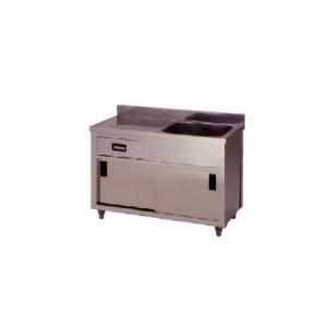 送料無料 新品 東製作所 引出し付き1槽水切キャビネットシンク 1500*600*800 APOM1-1500H
