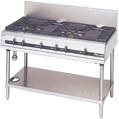 新品！マルゼン パワークックガステーブル(4口) MGTXU-126F