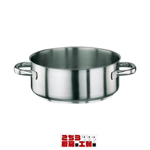 料理鍋 外輪鍋 パデルノ 18-10 蓋無 1009-24cm IH対応 100V対応 200V対応（9-0021-0303）