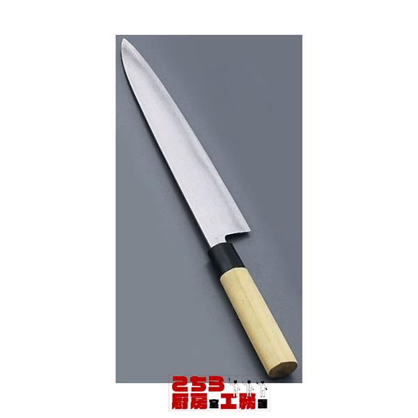 銀紙三号 本鍛造 なしじ 和牛刀 包丁 21cm 牛刀 黒檀八角柄 銀