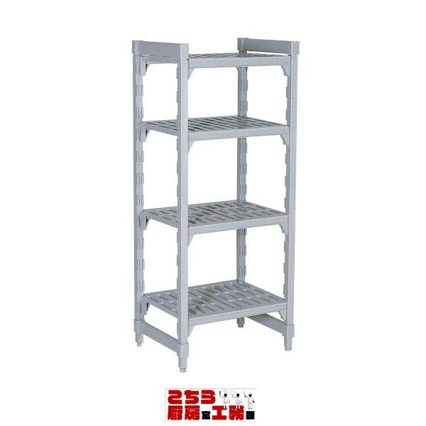 540ベンチ型 カムシェルビングセット 54×107×H143cm 4段 業務用組立棚（9-1188-0304）