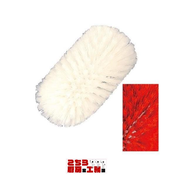 40043 タンクケトルブラシ Ｍ[ハンドル別売] レッド（9-1369-0505）