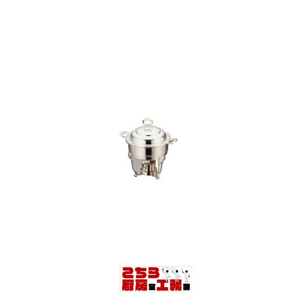 Yukiwa ステンレス製 バロンスープチェーフィング 10インチ 深型 2l（9-1635-0301）