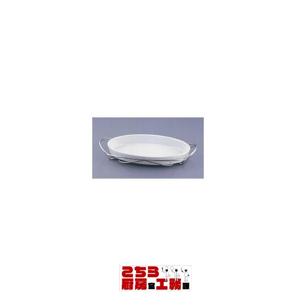 シャトレ 小判グラタンセット 13-PB200-38 白（9-1651-1002）